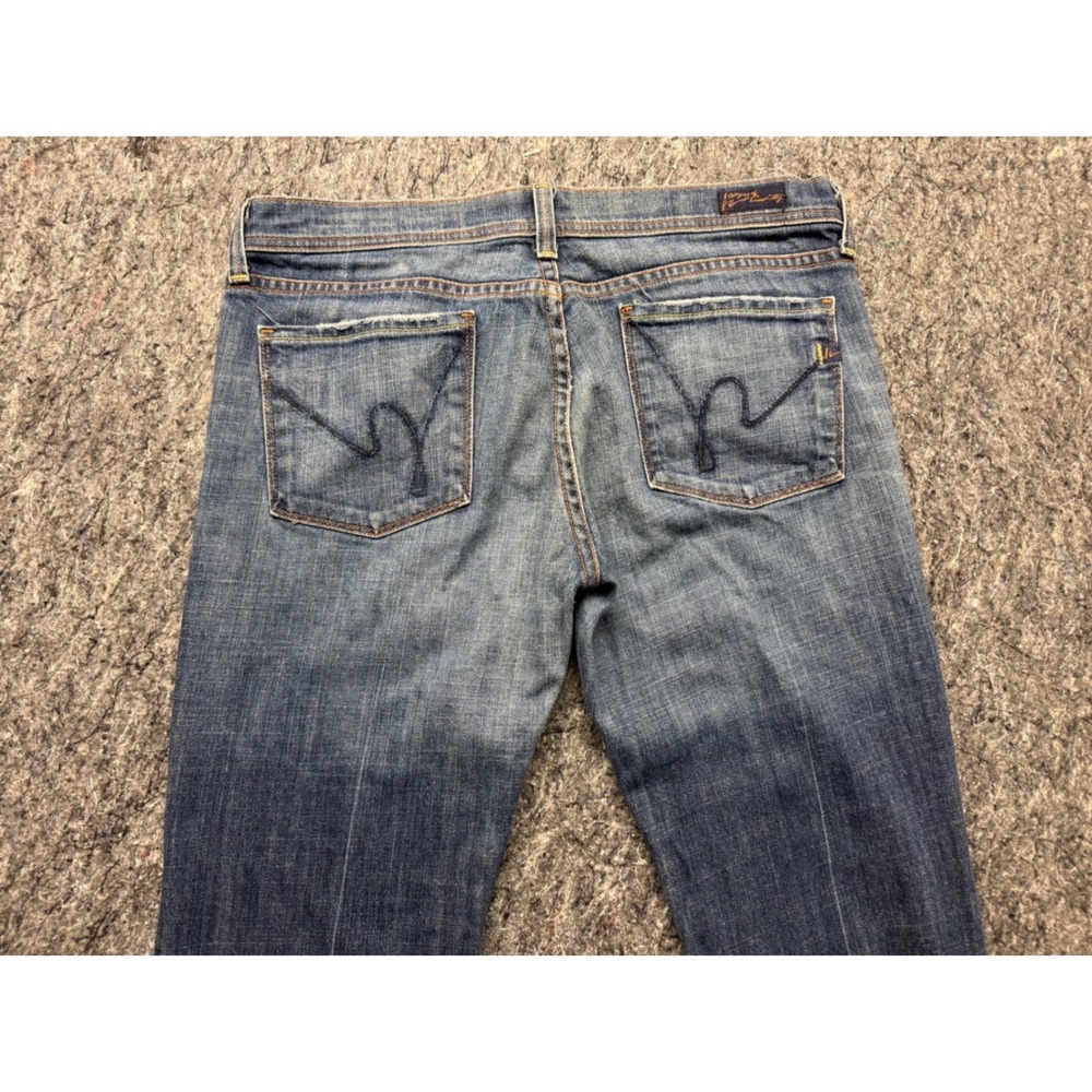 Citizens of Humanity Ingrid 002 Low Waist Flare Jeans Medium Wash Stretch 32x32 - Picture 14 of 15
